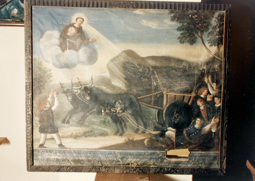miracolo di San Bernardino (dipinto) - ambito sardo (sec. XIX)