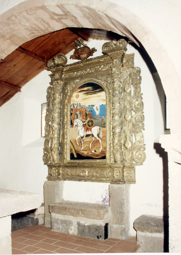 Madonna delle Grazie (mostra d'altare) - bottega sarda (prima metà sec. XVIII)