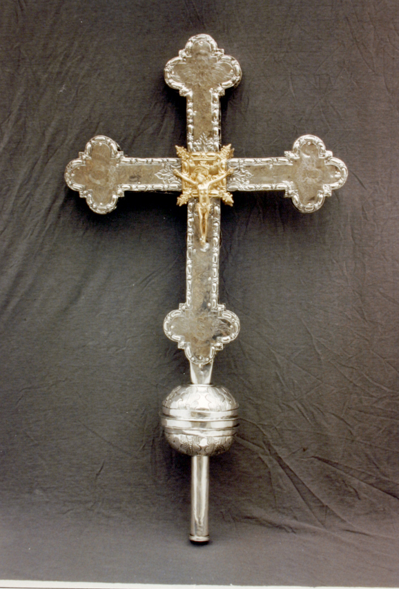 croce processionale - bottega sarda (seconda metà sec. XVIII)