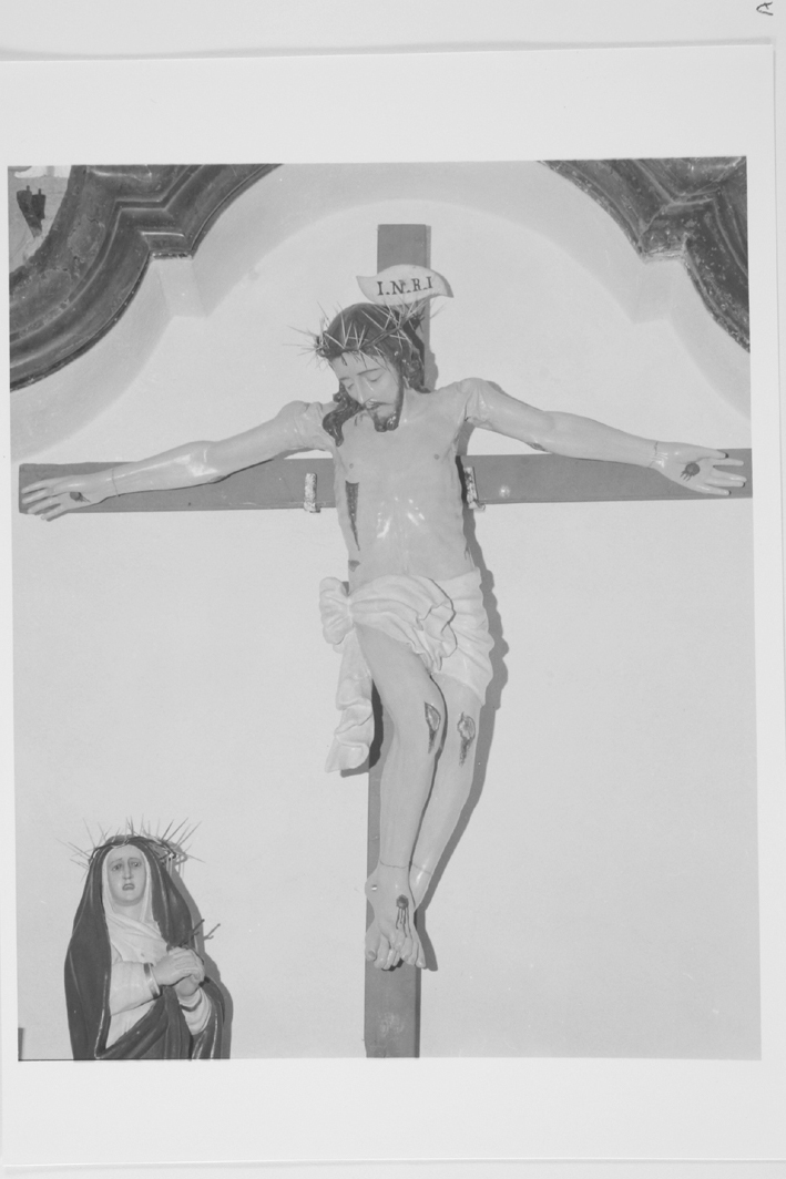 Cristo crocifisso (crocifisso) - bottega sarda (sec. XIX)