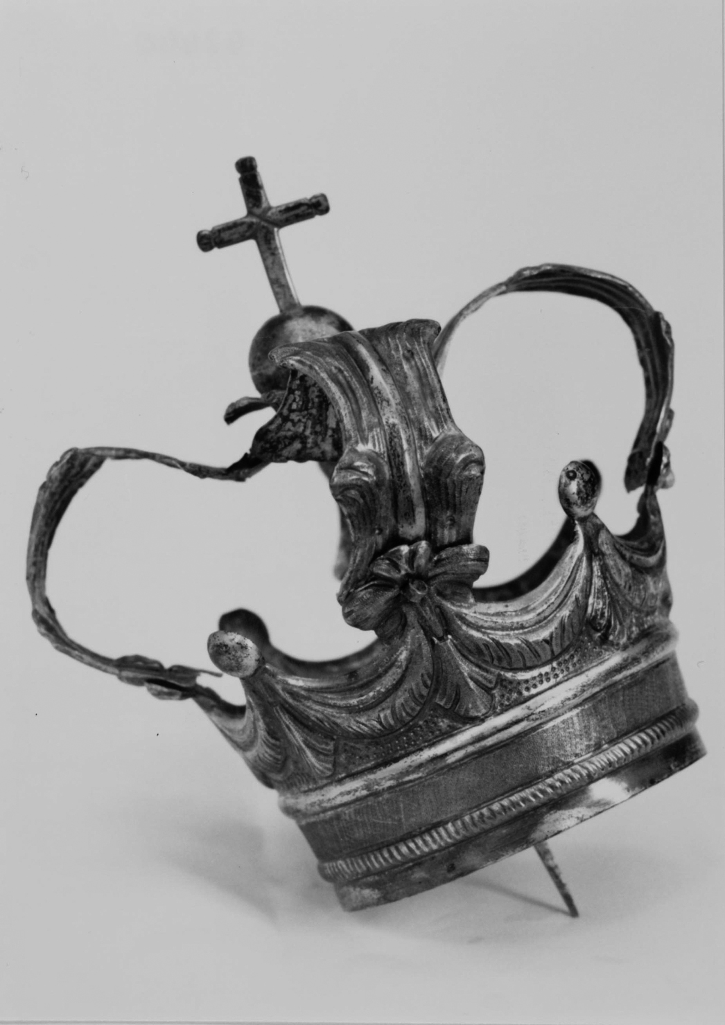 corona da statua - bottega sarda (fine/inizio secc. XVIII/ XIX)