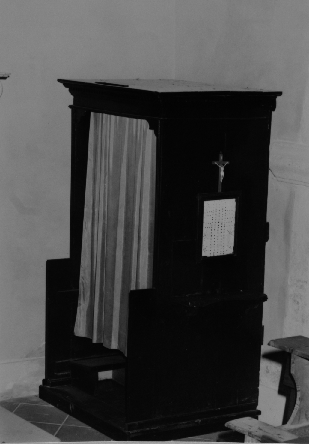confessionale - bottega sarda (seconda metà sec. XIX)