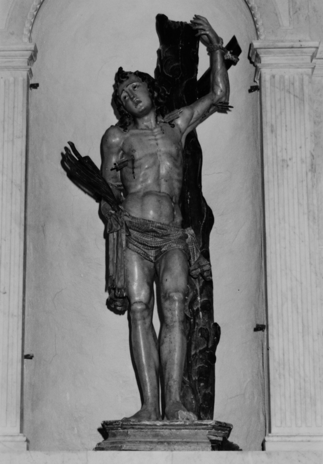 San Sebastiano (statua) - bottega napoletana (prima metà sec. XVII)