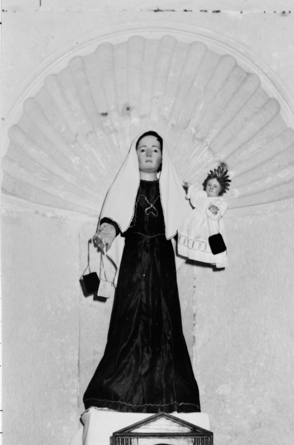 Madonna del Carmelo (statua) - bottega sarda (inizio sec. XIX)