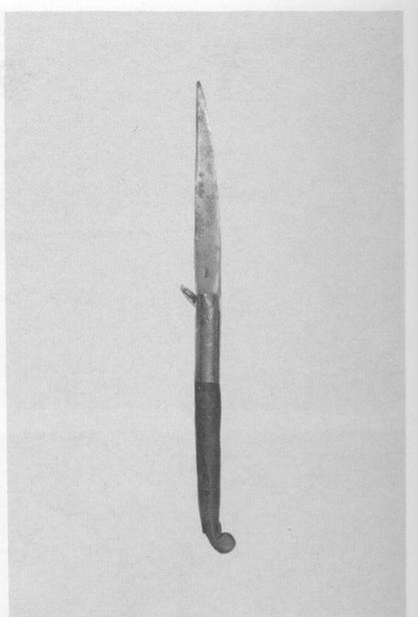 coltello - a serramanico - bottega sarda (secc. XVIII/ XIX)