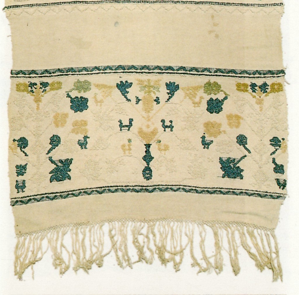 tovaglietta, tessuto di arredo domestico - manifattura Oristanese (1809)