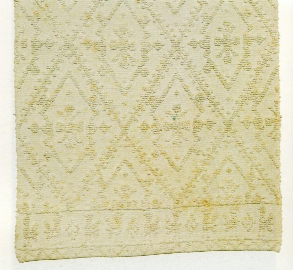 copritavolo, tessuto di arredo domestico - manifattura Campidanese (sec. XIX)