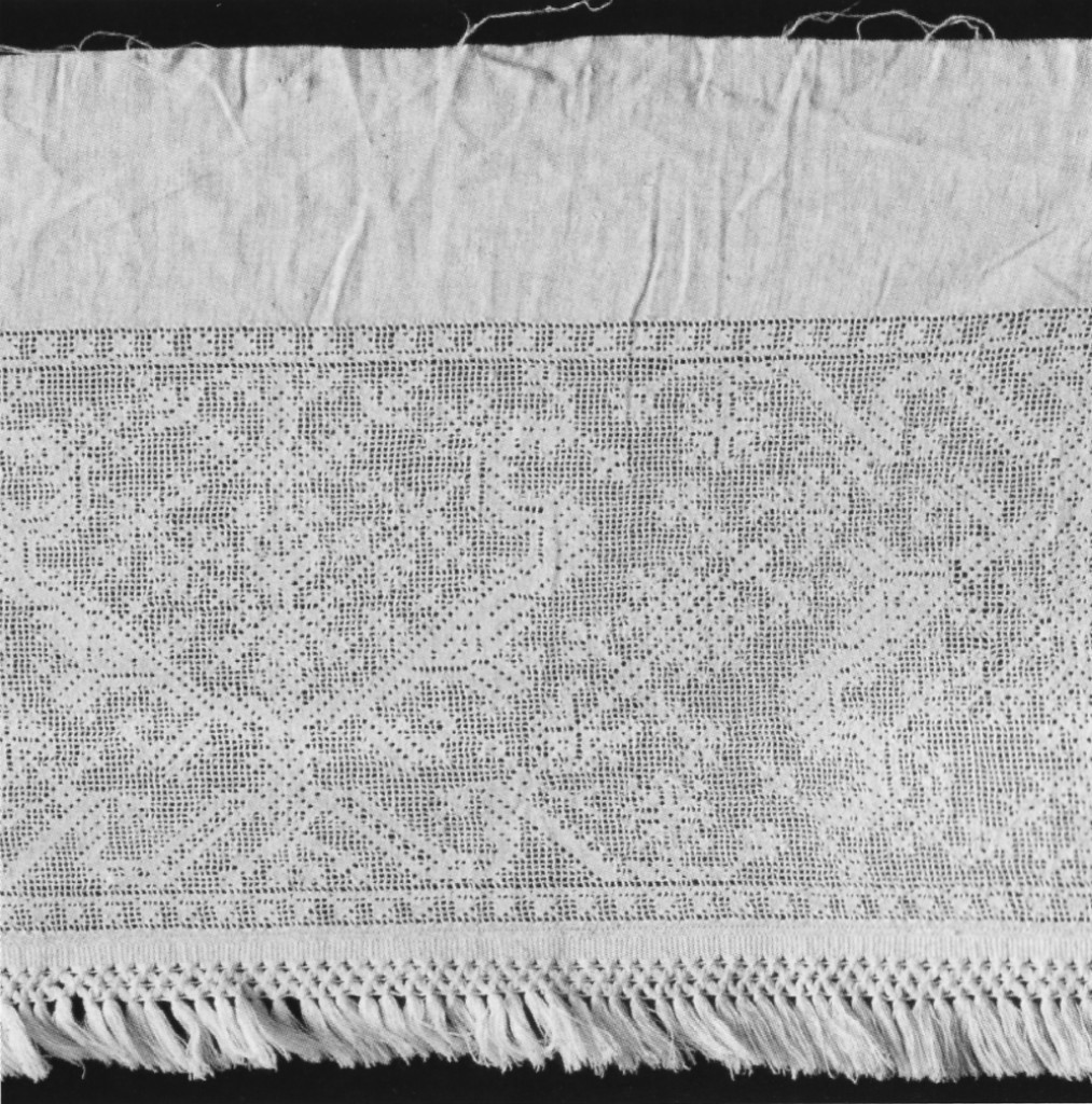 ornamento da letto, tessuto di arredo domestico - manifattura Oristanese (sec. XIX)
