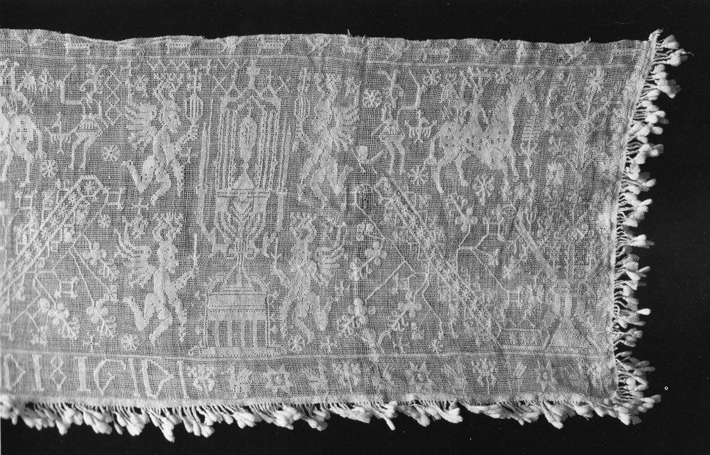 ornamento da letto, tessuto di arredo domestico - manifattura Oristanese (1816)
