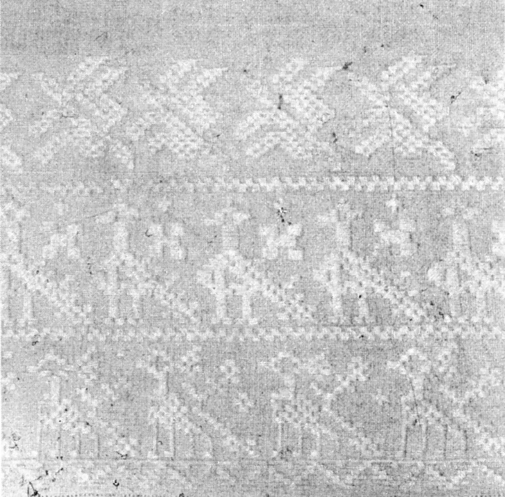 ornamento da letto, tessuto di arredo domestico - manifattura Campidanese (sec. XIX)