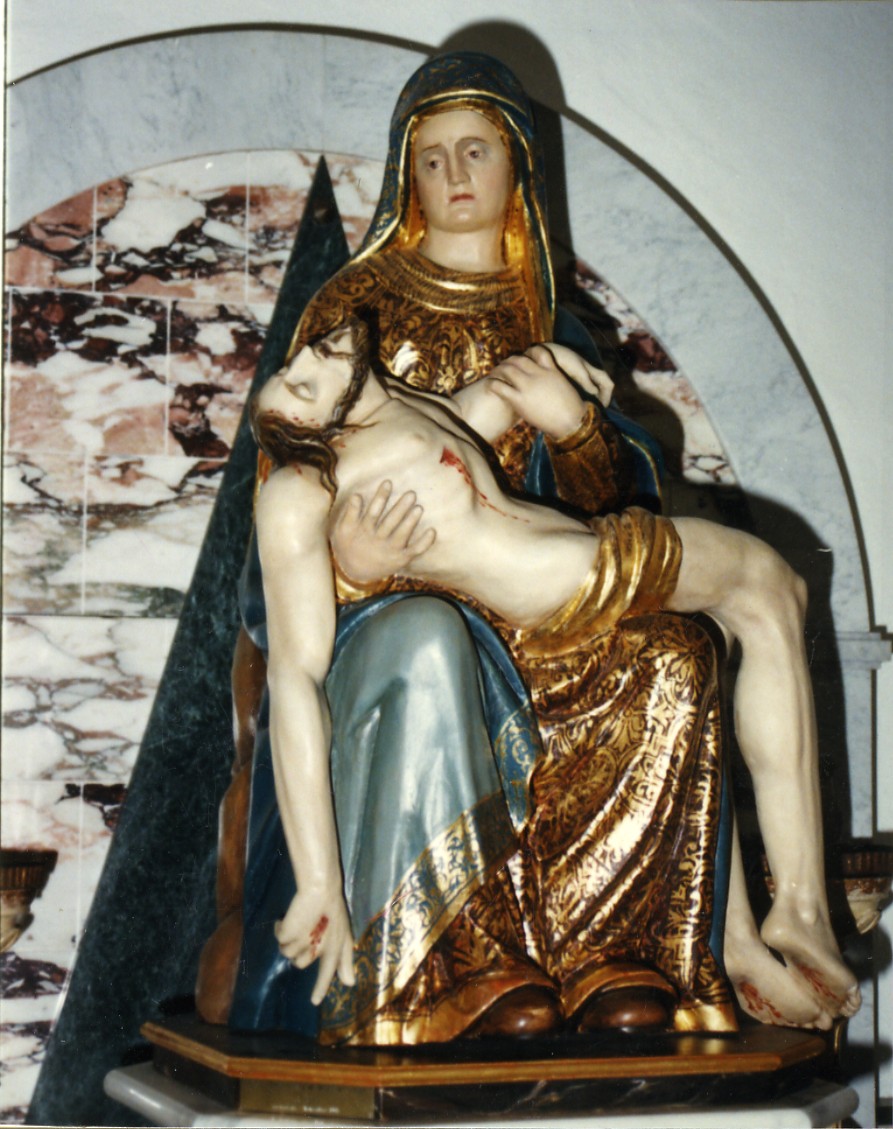Pietà (scultura) - ambito sardo iberico (sec. XVII)