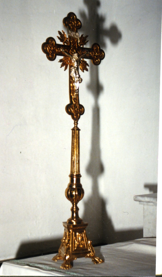 croce d'altare - ambito italiano (seconda metà sec. XIX)