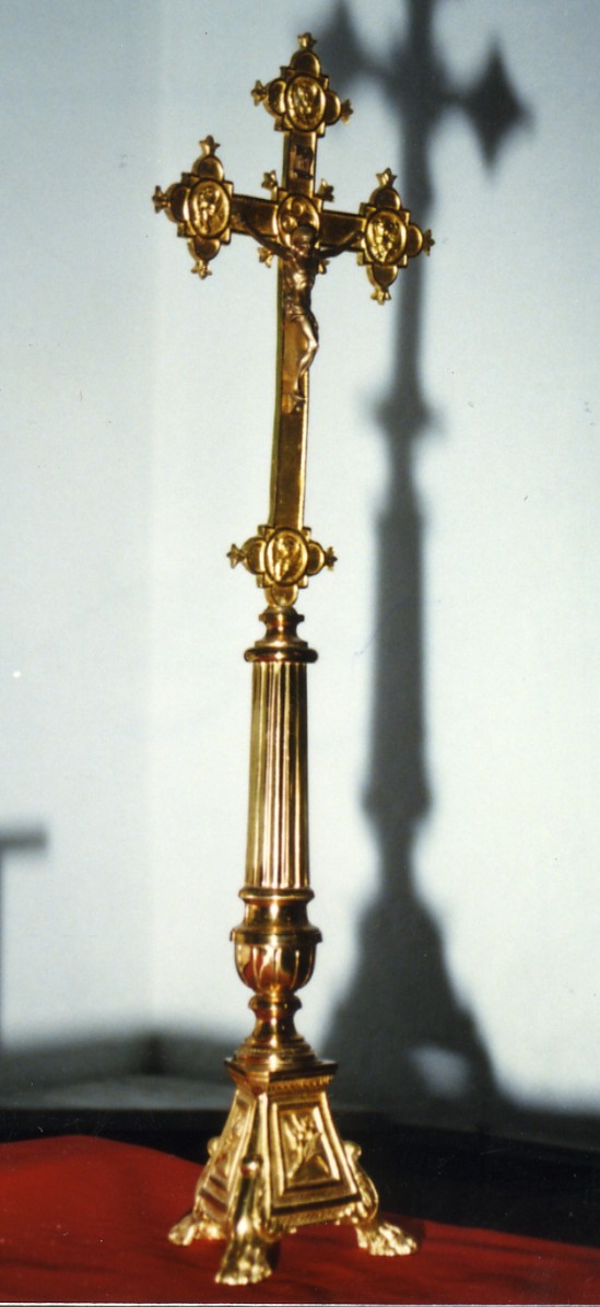 croce d'altare - ambito italiano (seconda metà sec. XIX)