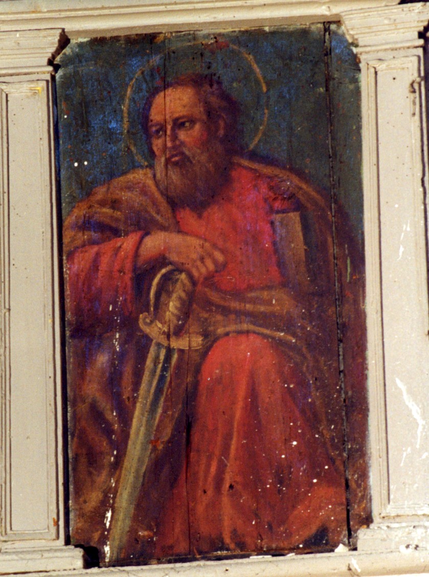 San Paolo Apostolo (pannello, ciclo) - ambito sardo (prima metà sec. XVIII)