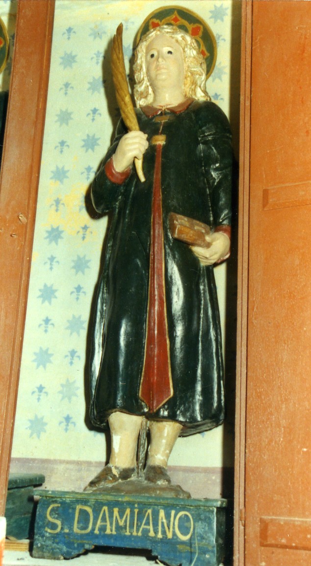 San Damiano (scultura) - ambito sardo iberico (seconda metà sec. XVII)