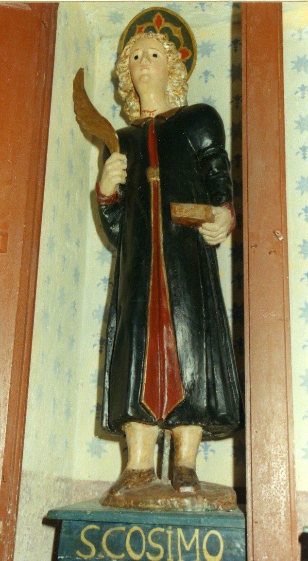 San Cosimo (scultura) - ambito sardo iberico (seconda metà sec. XVII)