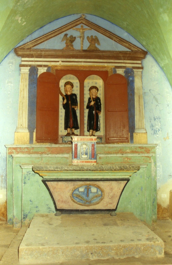 altare maggiore - ambito sardo (seconda metà sec. XVIII)