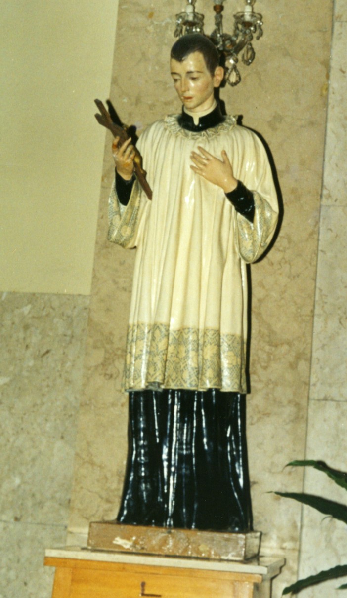 San Luigi Gonzaga (scultura) - ambito italiano (prima metà sec. XX)