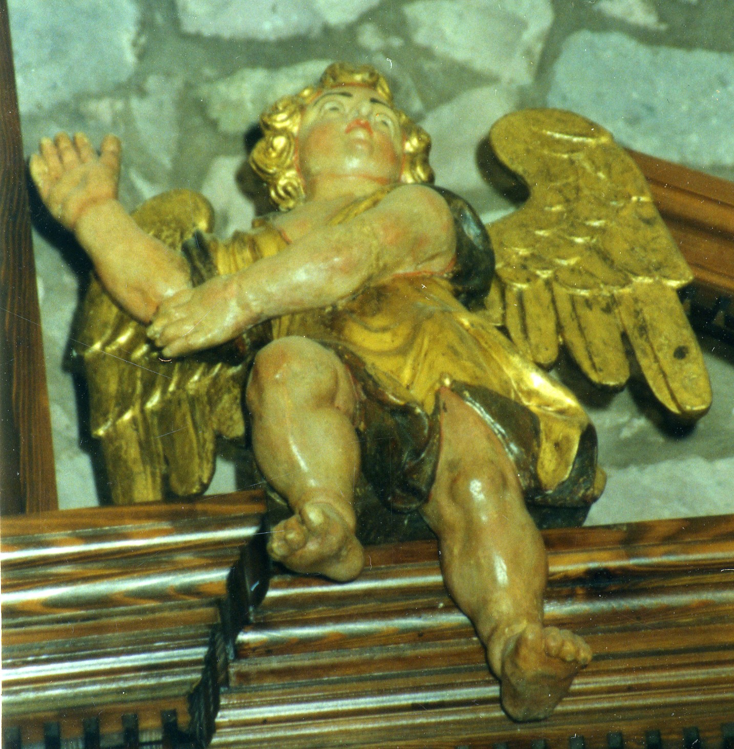 angelo (scultura, coppia) - ambito sardo iberico (prima metà sec. XVII)