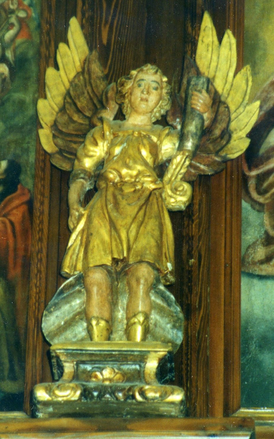 angelo (scultura, insieme) - ambito sardo iberico (prima metà sec. XVIII)