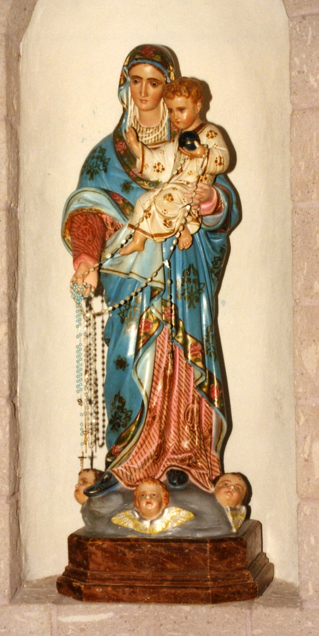 Madonna con Bambino (scultura) di Raffaelli Luigi (prima metà sec. XX)