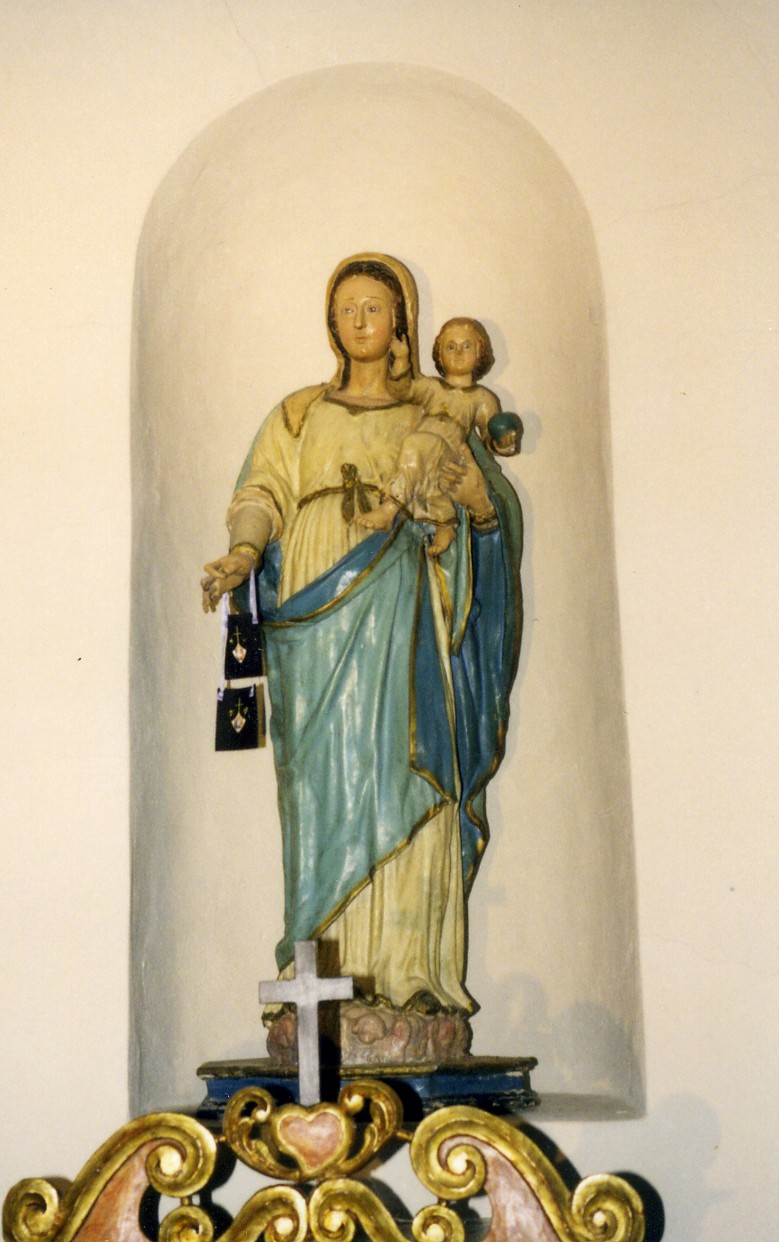 Madonna del Carmelo (scultura) - ambito italiano (prima metà sec. XIX)