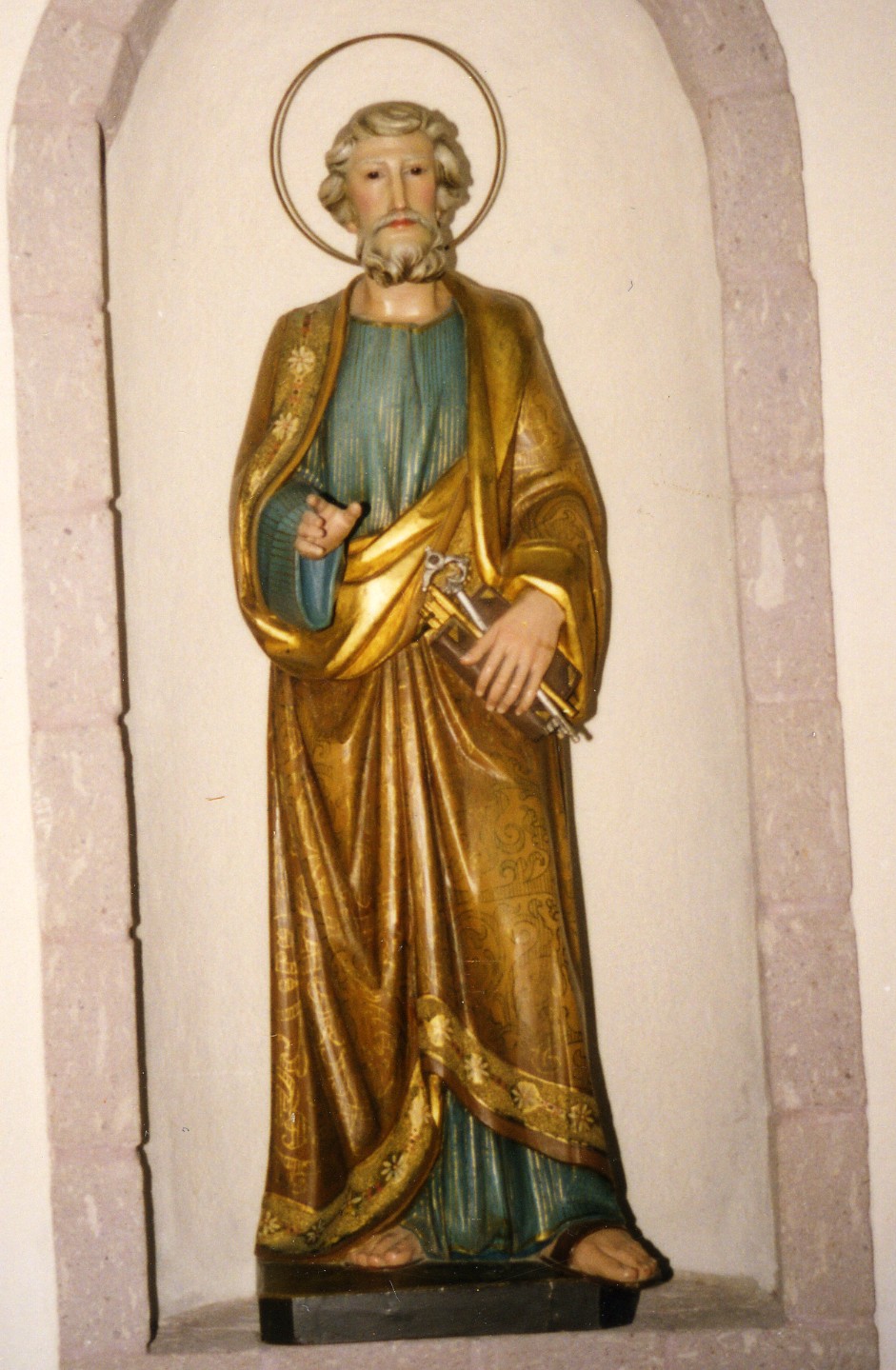 San Pietro (scultura) di Stuflesser Giuseppe (prima metà sec. XX)