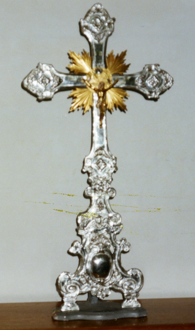 croce d'altare - ambito sardo iberico (seconda metà sec. XVIII)