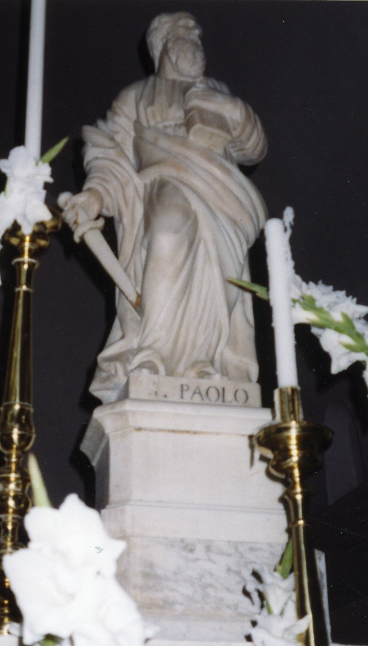 San Paolo Apostolo (statua) - ambito ligure (inizio sec. XIX)