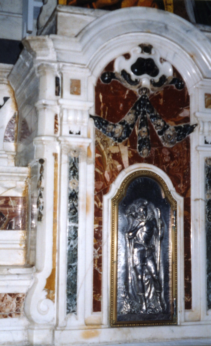 Cristo Buon Pastore (sportello di tabernacolo) - ambito ligure (inizio sec. XIX)