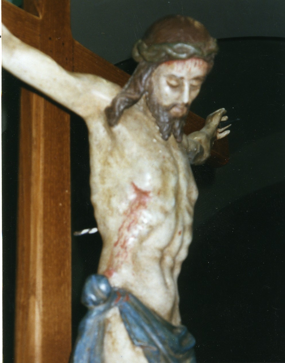 Cristo crocifisso (scultura) - ambito sardo iberico (sec. XVII)