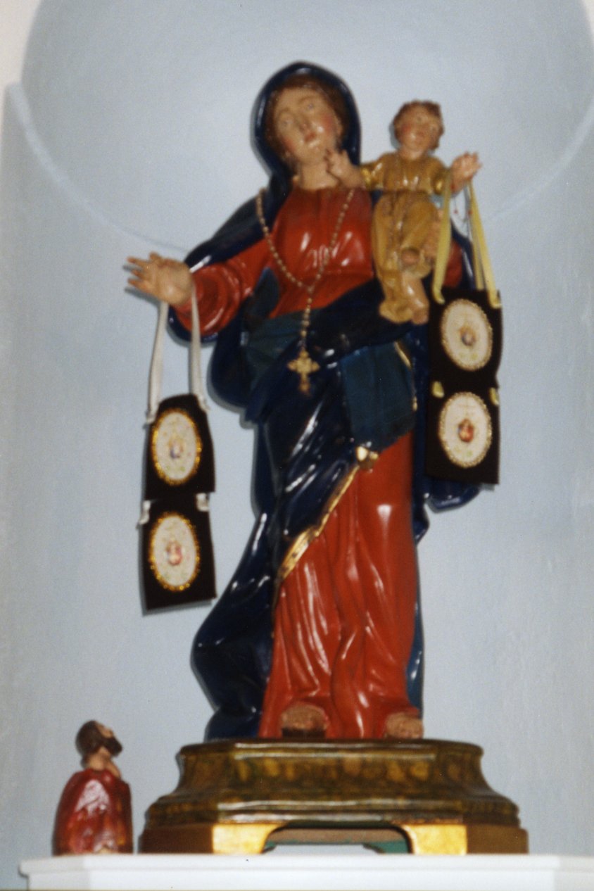 Madonna del Carmelo (statua) - ambito italiano (seconda metà sec. XVIII)