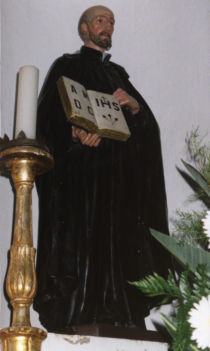 Sant'Ignazio di Loyola (statua) - ambito italiano, ambito sardo iberico (sec. XIX)
