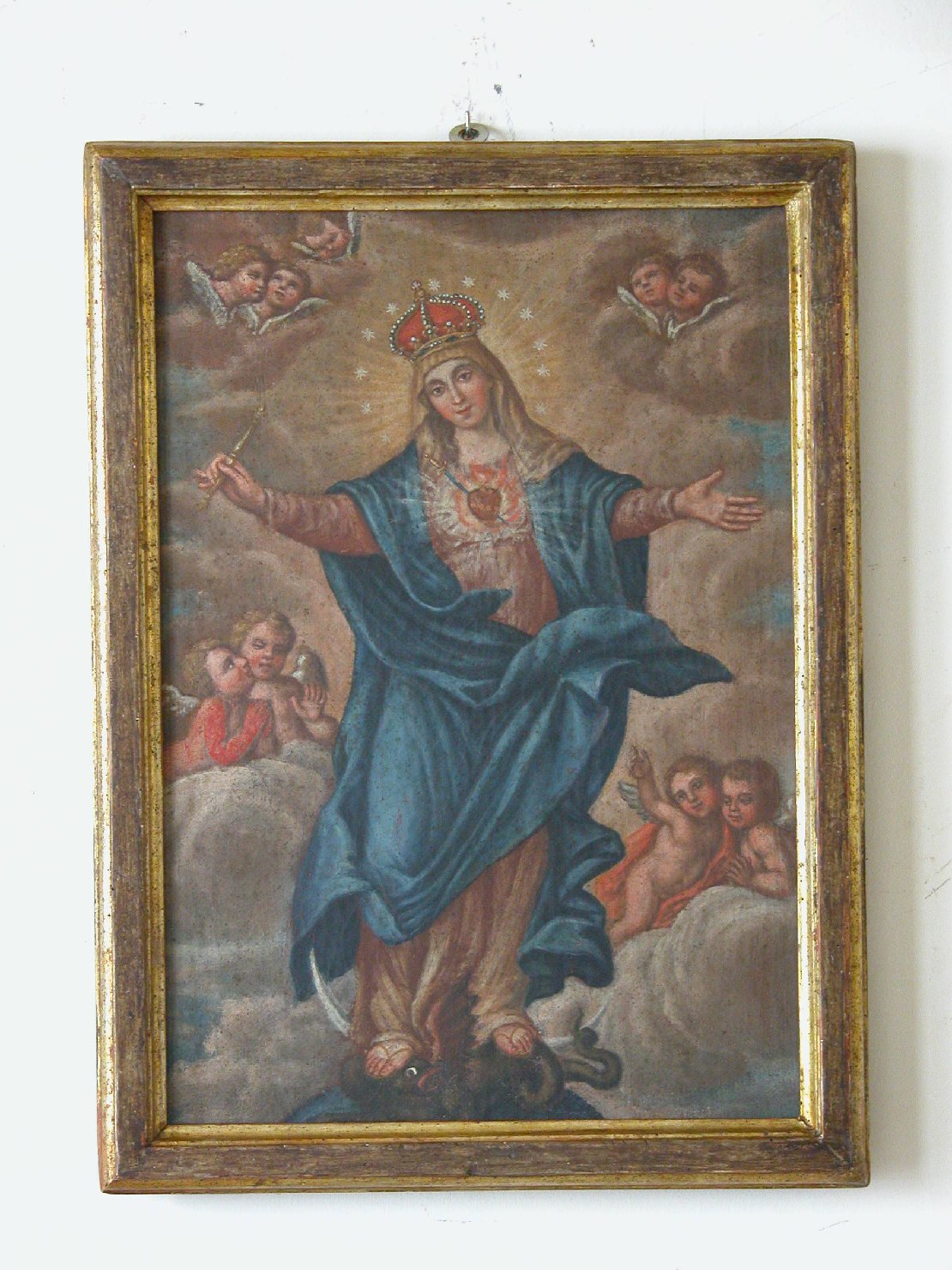 Sacro Cuore di Maria (dipinto) - ambito sardo (fine/inizio secc. XVII/ XVIII)
