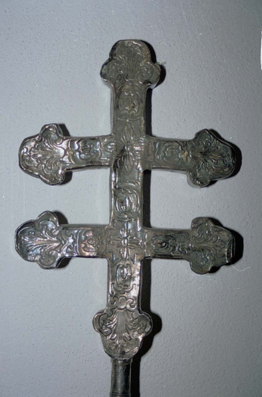 croce processionale - ambito sardo iberico (seconda metà sec. XVII)