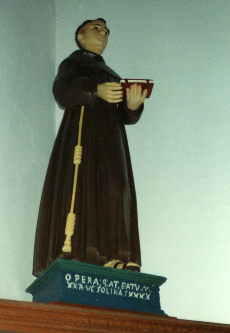 Sant'Antonio da Padova (scultura) - bottega italiana (secc. XVIII/ XIX)