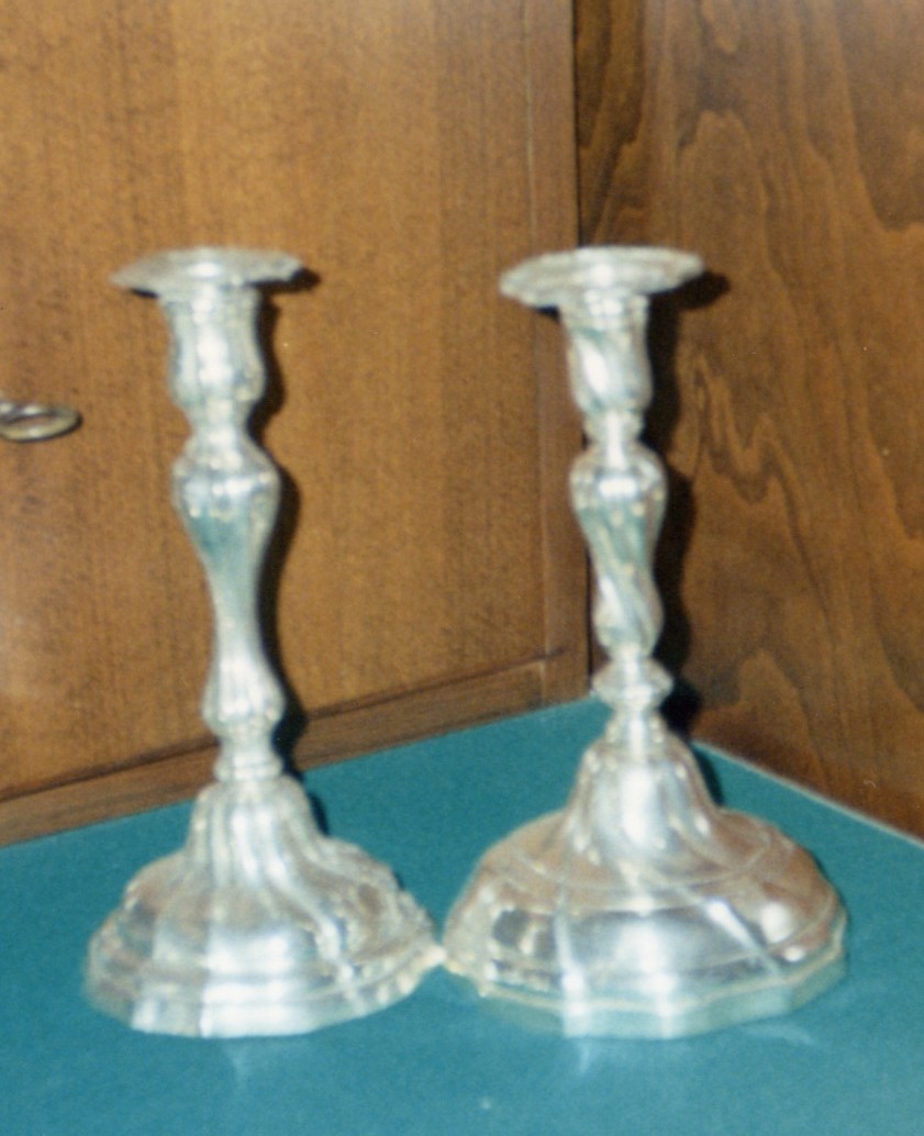 candelabro, serie - bottega sassarese (sec. XIX)
