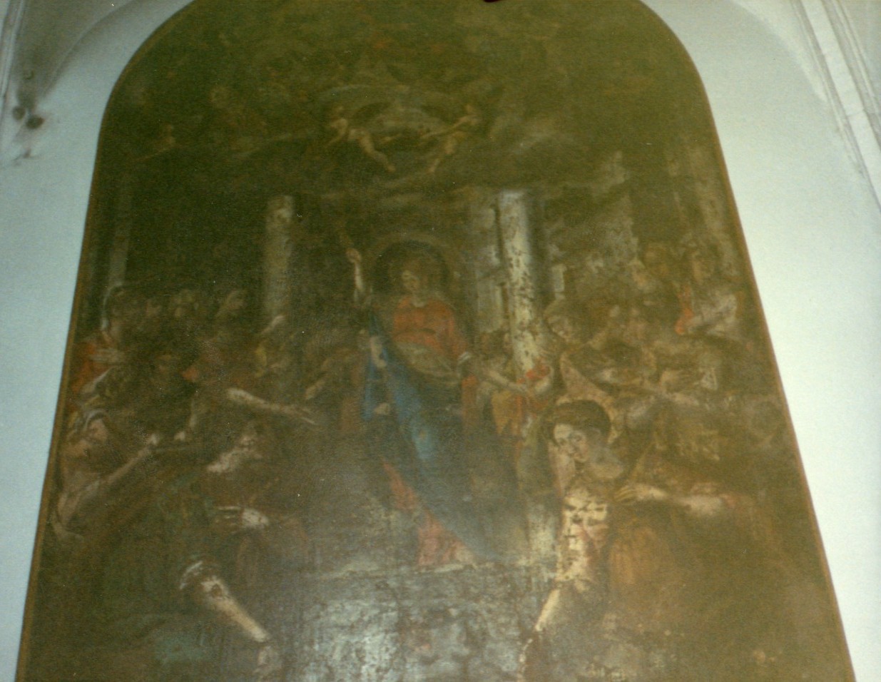 Santa Vittoria ed altre Sante martiri (dipinto) - ambito sardo (sec. XVIII)