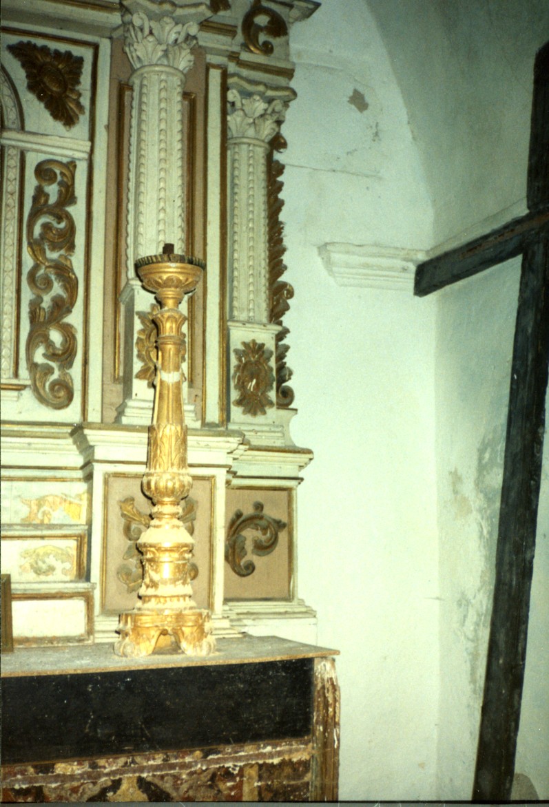 candeliere, serie - bottega sarda (sec. XIX)