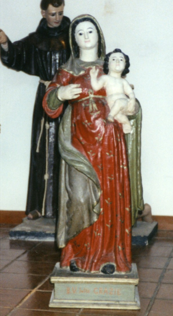 Madonna delle Grazie, Madonna con Bambino (statua) - bottega sarda (sec. XVIII)