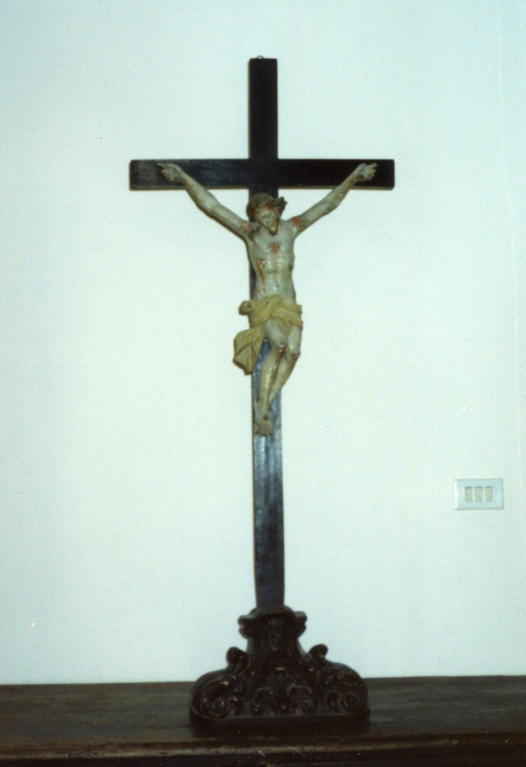 Cristo crocifisso (scultura) - bottega italiana (seconda metà sec. XVIII)
