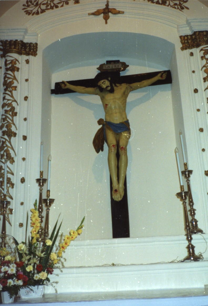 Cristo crocifisso (scultura) - bottega sarda (seconda metà sec. XVII)