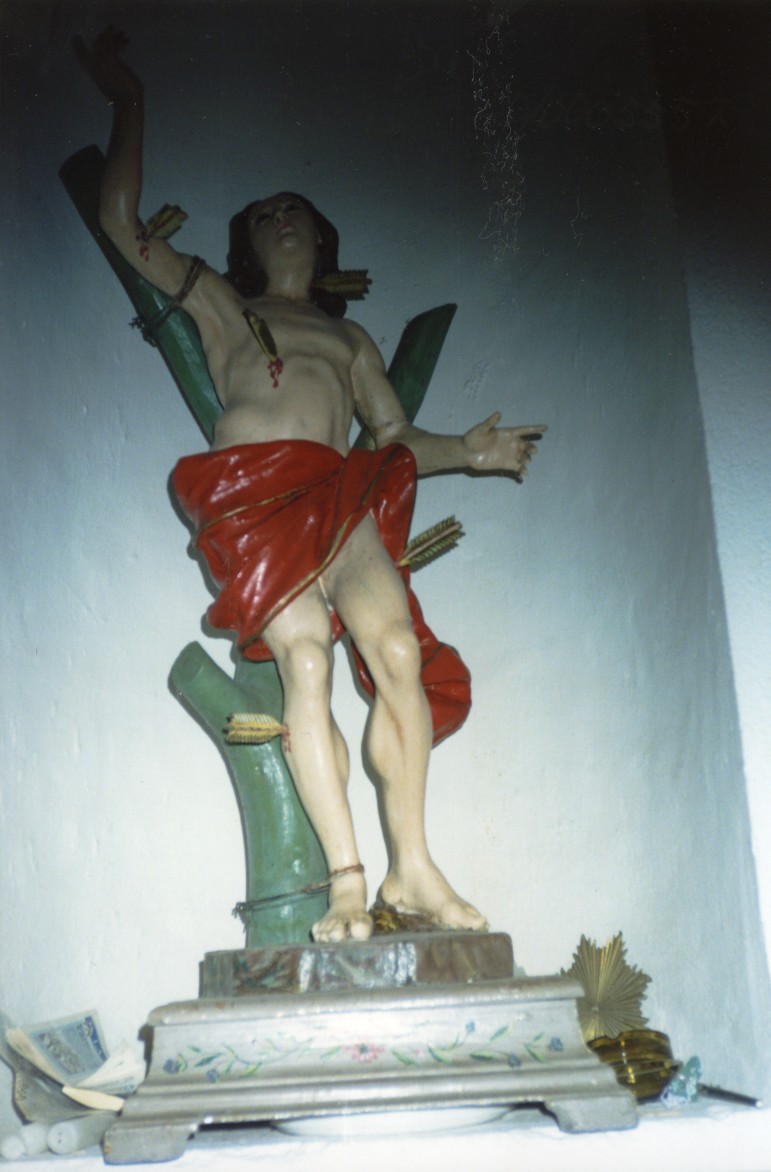 San Sebastiano (scultura) - bottega sarda (sec. XIX)