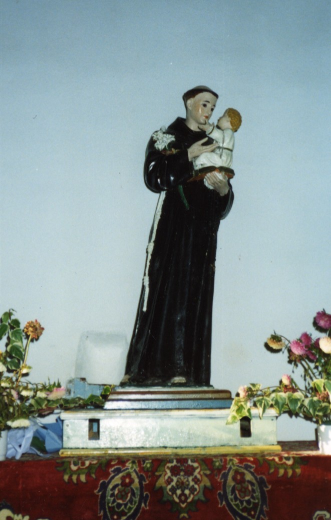 Sant'Antonio da Padova con Gesù Bambino (scultura) - bottega italiana (sec. XX)