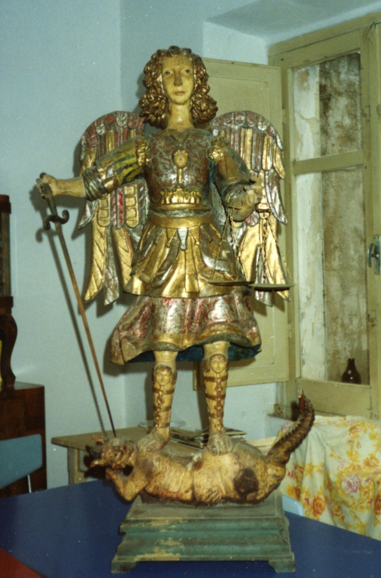 San Michele Arcangelo (scultura) - bottega sarda (sec. XVIII)