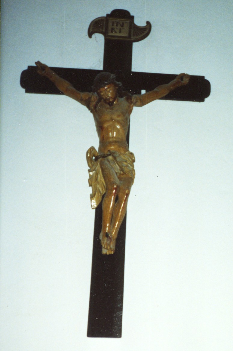 Cristo crocifisso (scultura) - bottega sarda (secc. XVIII/ XIX)