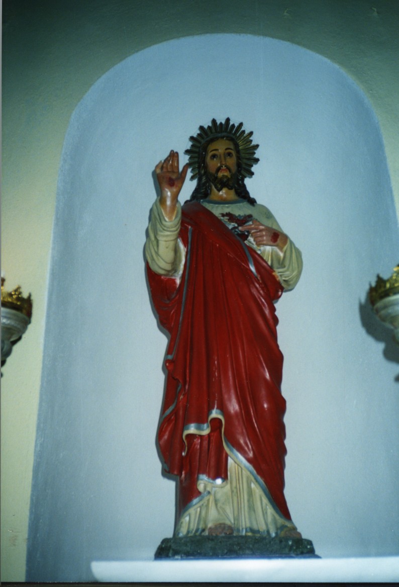 Sacro Cuore di Gesù (statua) - bottega italiana (prima metà sec. XX)