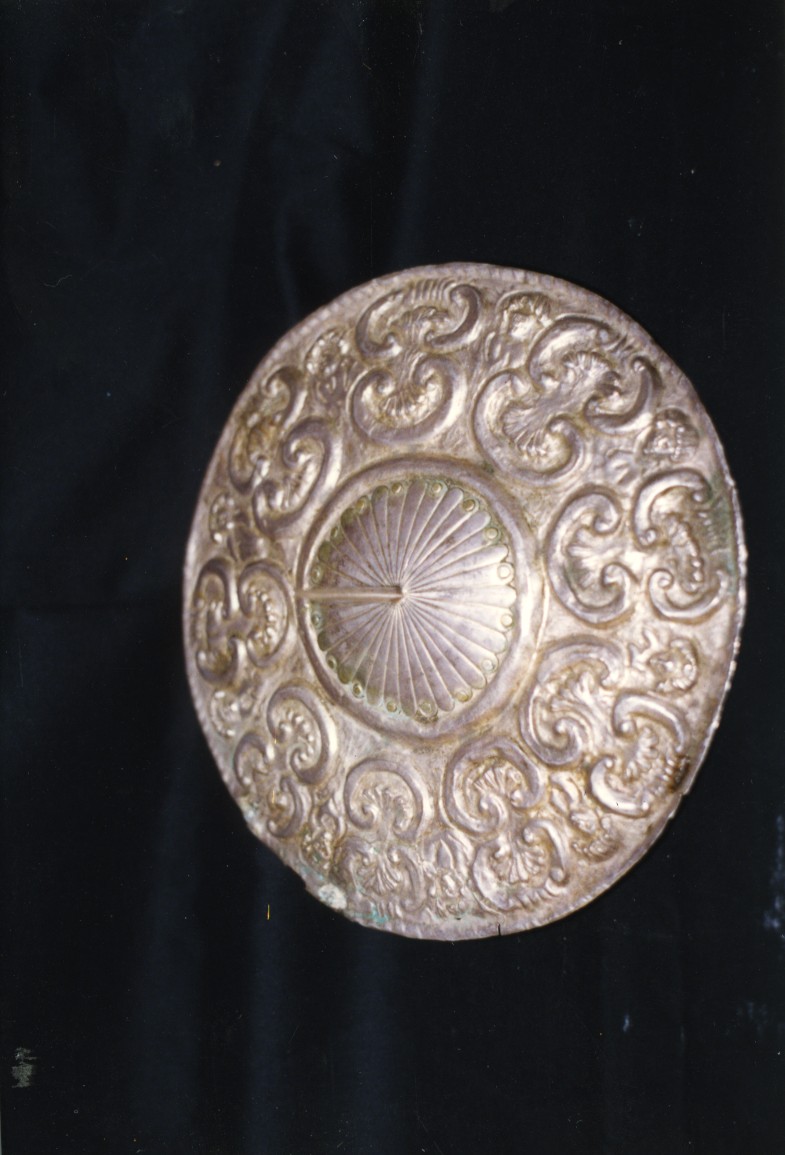 aureola di statua - bottega sarda (fine/inizio secc. XVII/ XVIII)