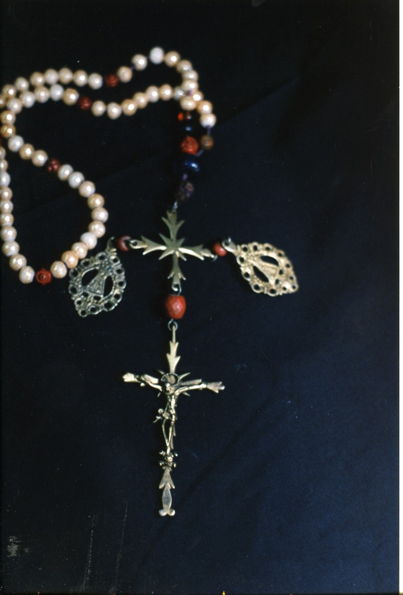 corona del rosario - bottega sarda (secc. XVII/ XVIII)