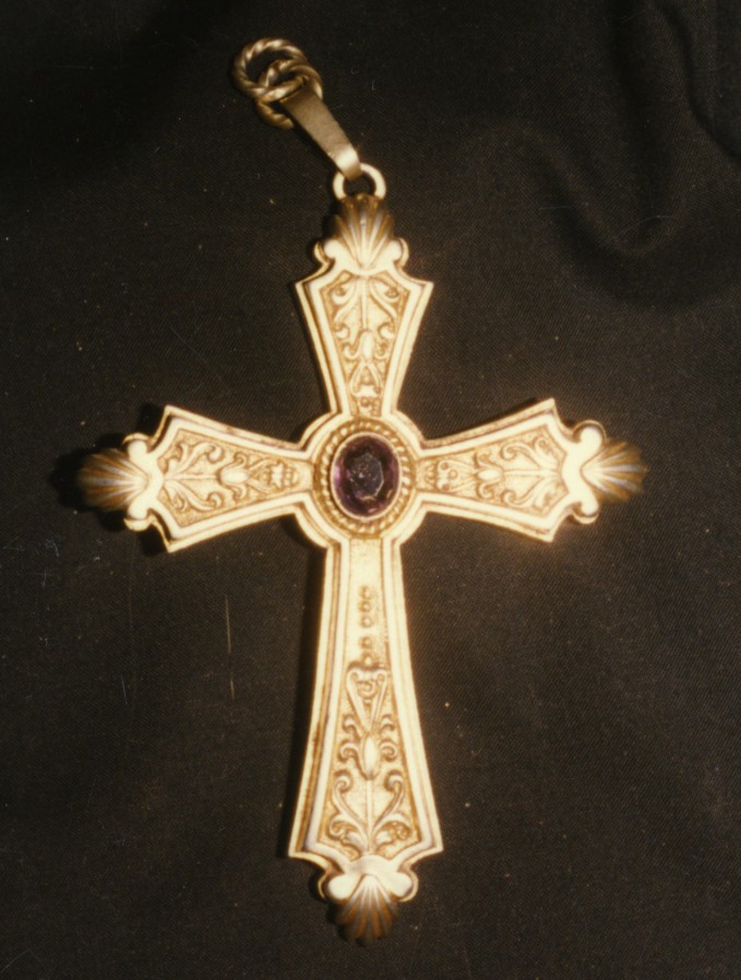 croce pettorale - bottega romana (sec. XX)
